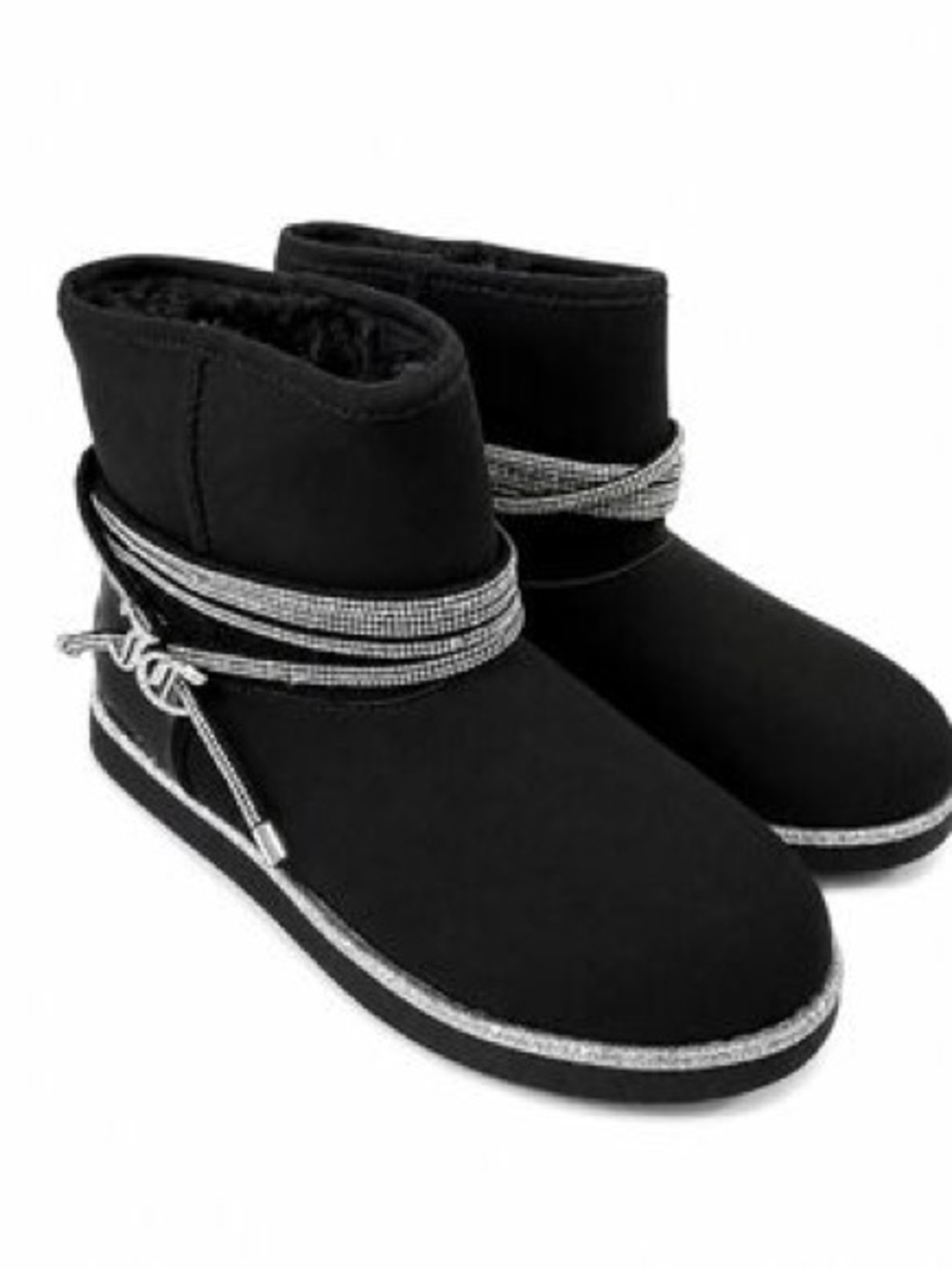 Y2K Juicy Couture Sparkly Winter Booties Size 8